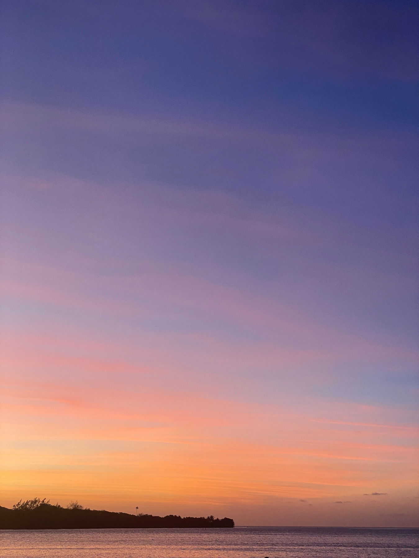 sunset french polynesia